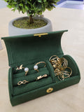 Velvet Ring Holder Jewelry Box