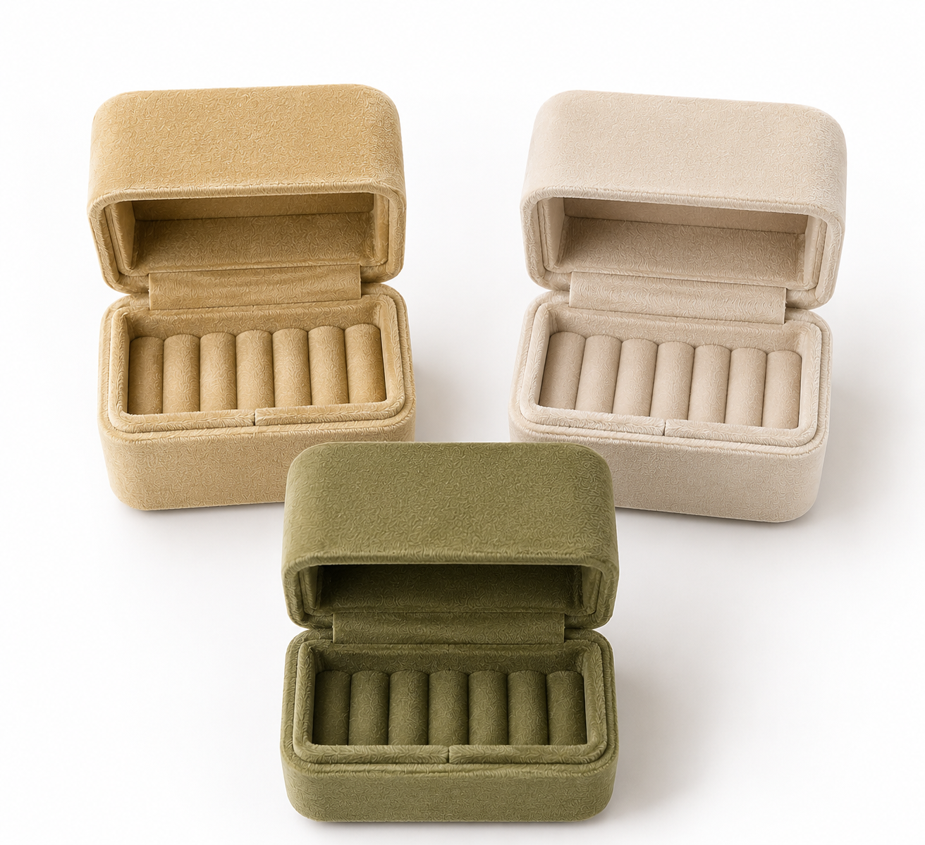 Mini Travel Jewelry Box – Compact Ring & Earring Case